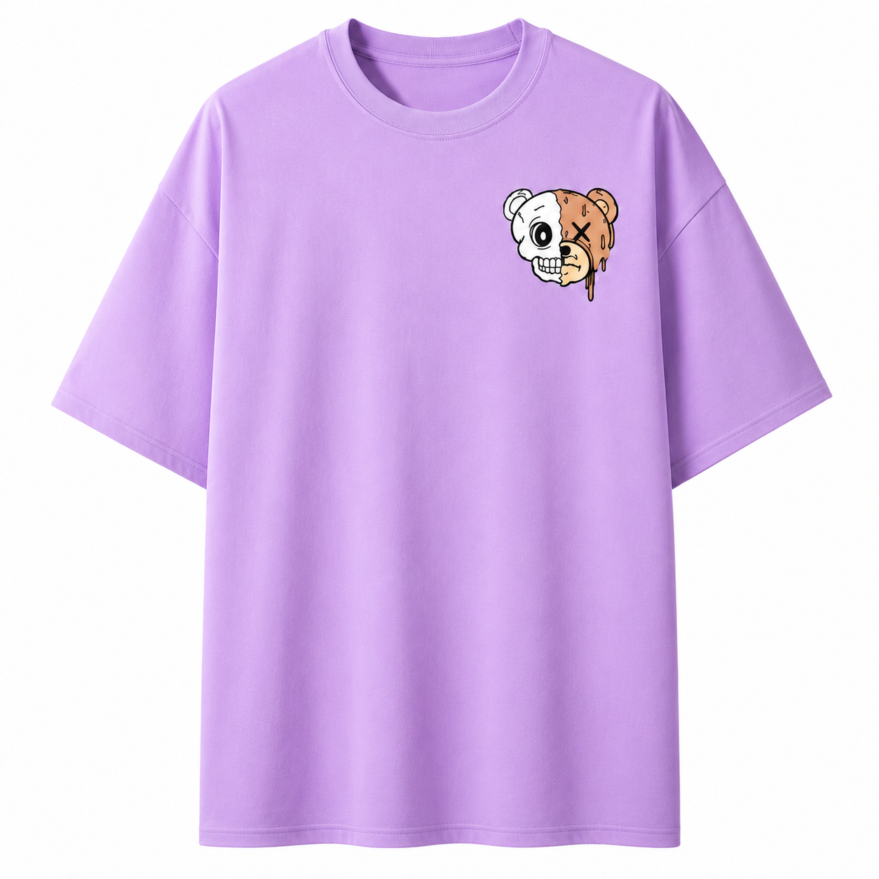 Unisex Oversized Graphic T-Shirt – Happiness Back Print